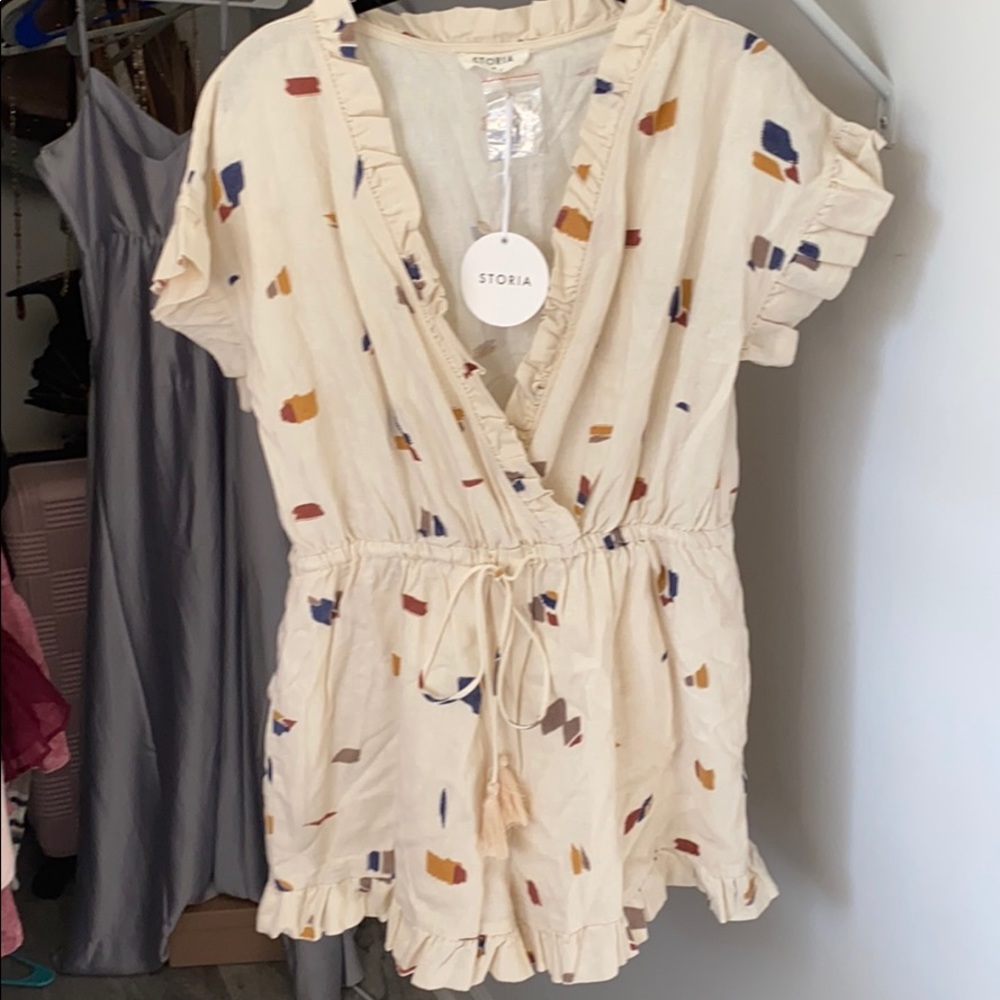 Cream romper
